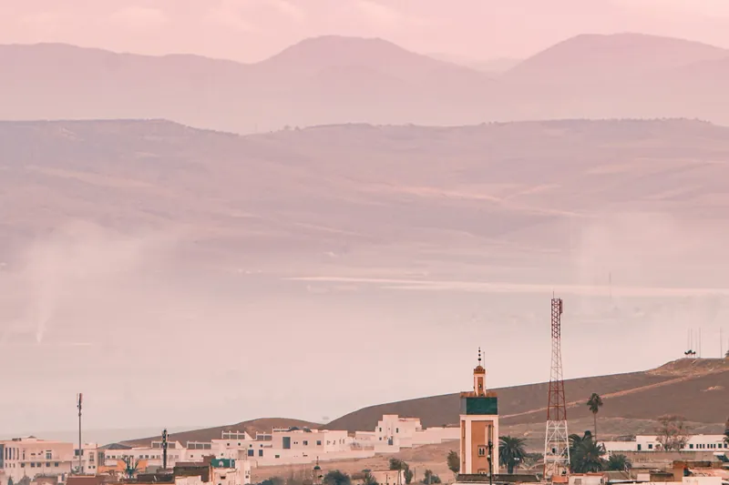 Fes at sunset