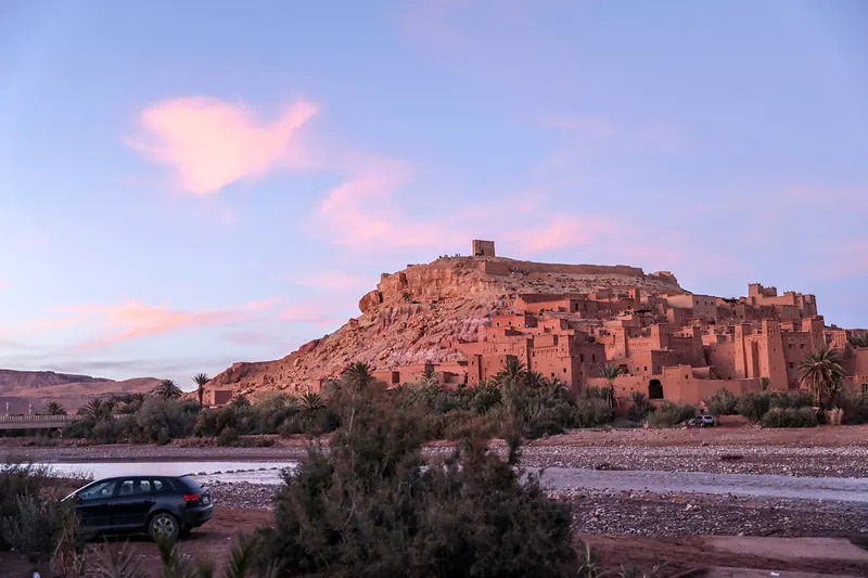 Aït Ben Haddou sur la route entre Marrakech et les vallées du sud
